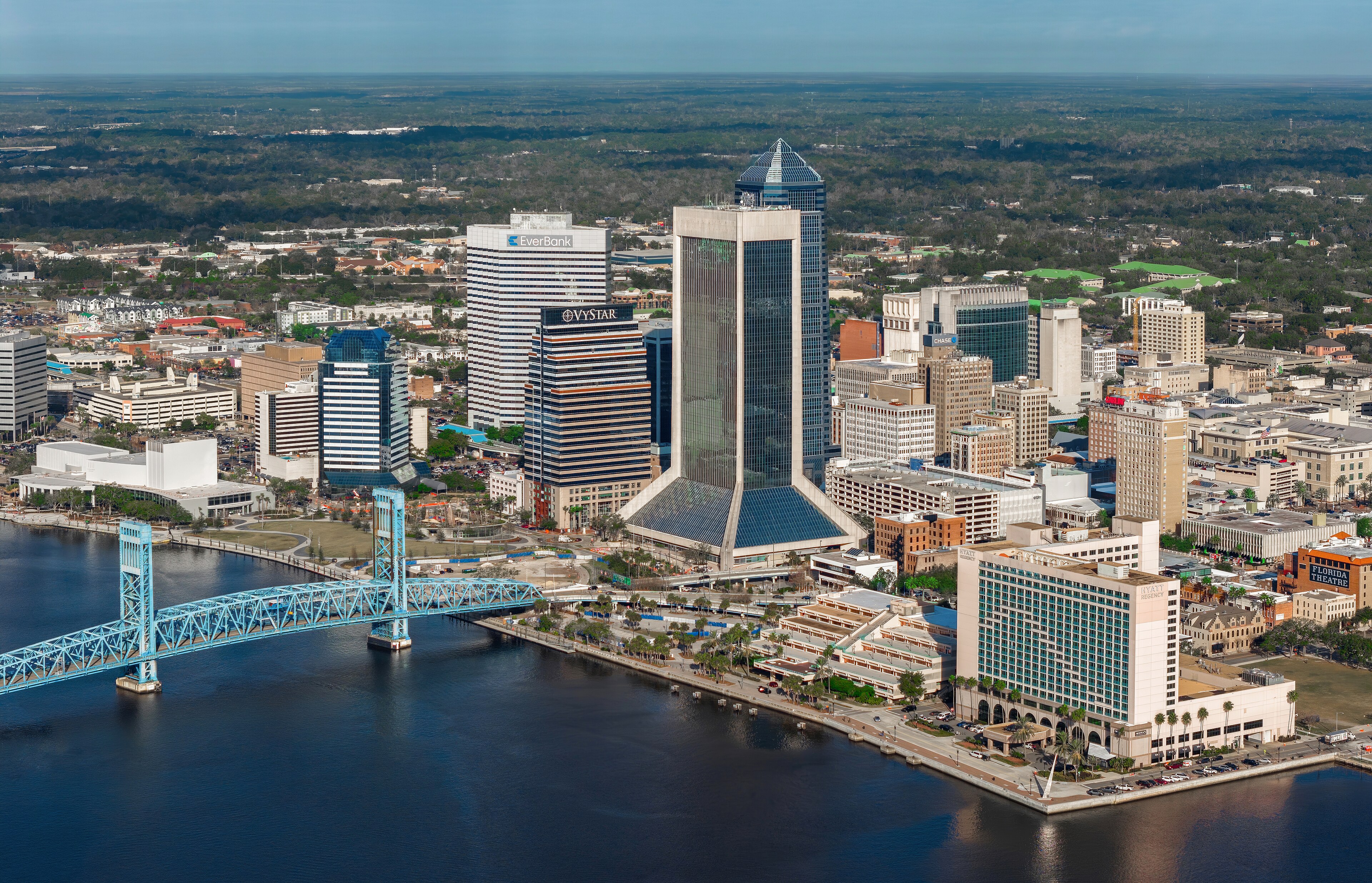 Jacksonville skyline for the AI agency service area page