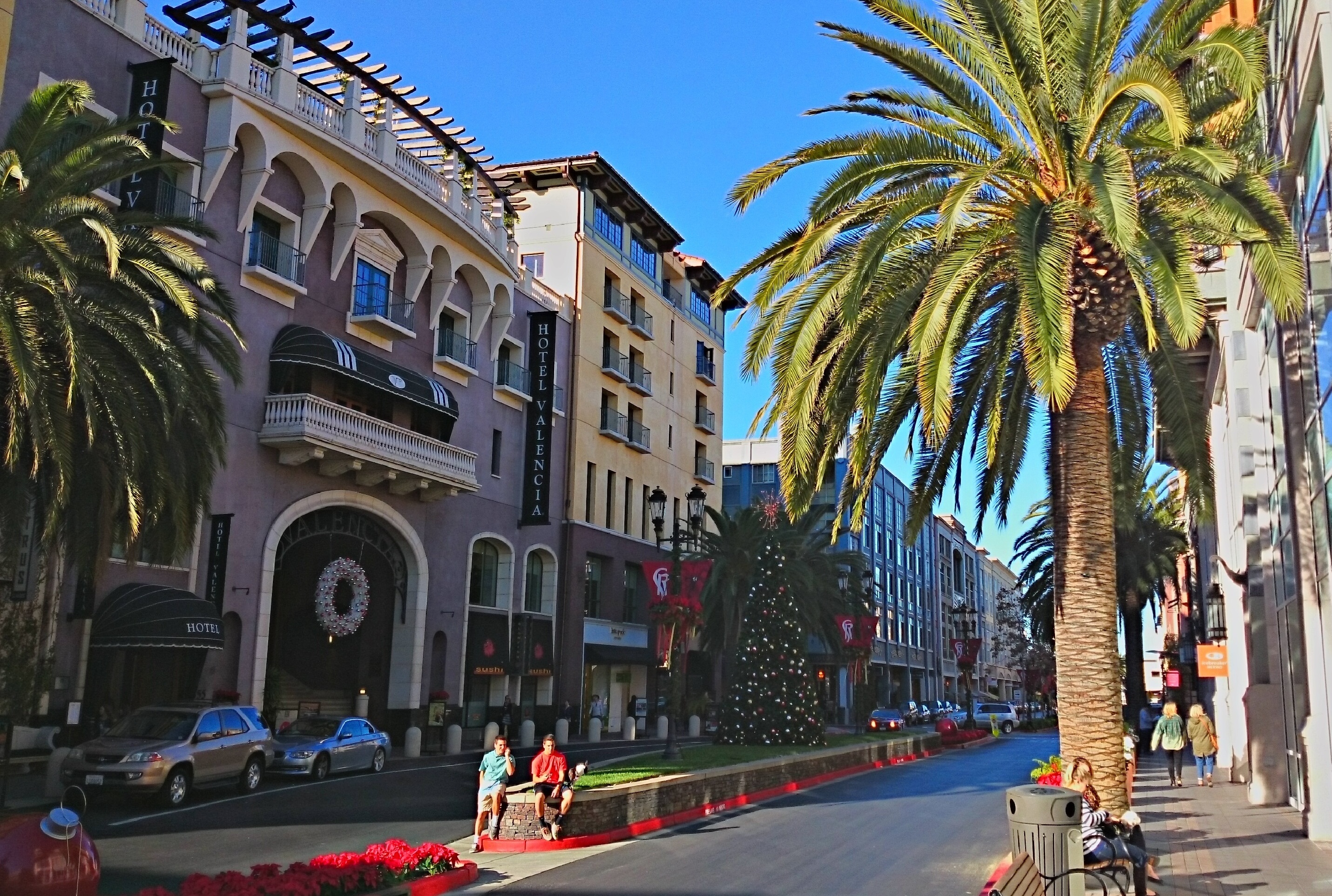 San Jose city scene at Santana Row for the AI agency service area page
